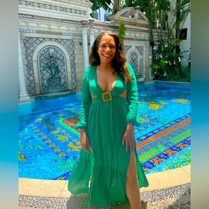 The cutest green dress!